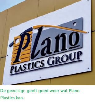 Plano Plastics - Sign+ - gevelbord
