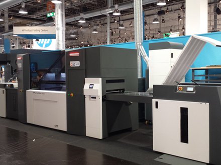 SEI PaperOne 5000 laser - Drupa 2016 - HP booth